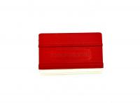 Ракель универсальный жесткий красный со съемной ПВХ вставкой